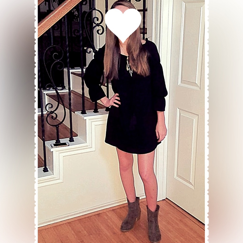 Love Reign Black Casual Long Sleeve Dress - Size S